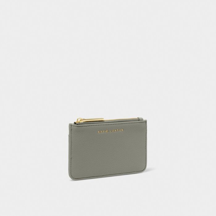 Katie Loxton Hana Coin and Card Holder - Graphite Green